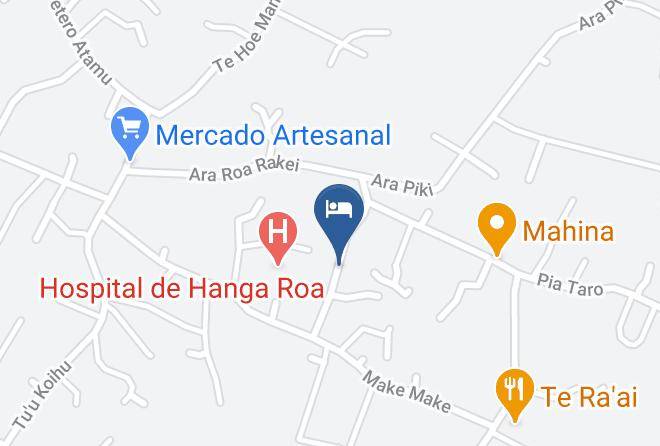 Easter Island - Cabanas Manuto Maps