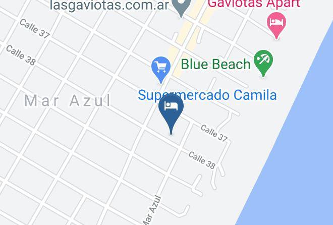 Villa Gesell - Cabanas Mar De Los Poetas Maps