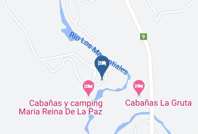 Coronel Pringles Department - Cabanas Maria Reina De La Paz Maps