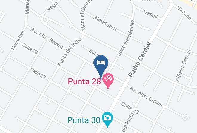 Villa Gesell - Cabanas Marjumi Maps