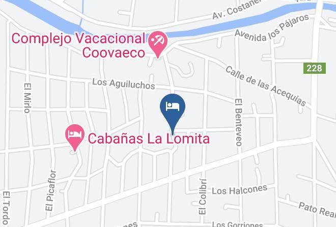 Calamuchita Department - Cabanas Martin Pescador Maps