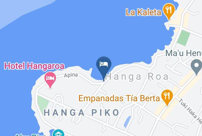 Easter Island - Cabanas Matavai Maps