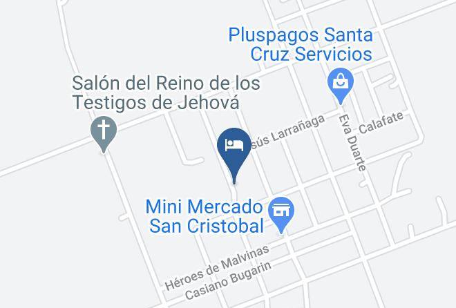 Lago Buenos Aires Department - Cabanas Mellizos Maps