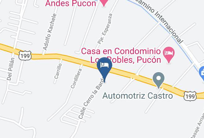 Cautin Province - Cabanas Millalauquen Maps