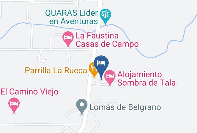 Calamuchita Department - Cabanas Milous Maps