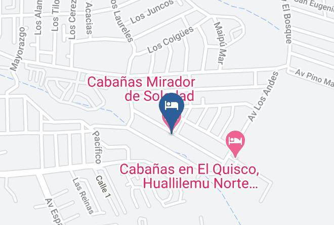 San Antonio Province - Cabanas Mirador De Soledad Maps