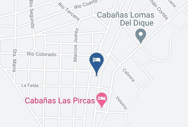 Calamuchita Department - Cabanas Mirador Del Cerro Maps
