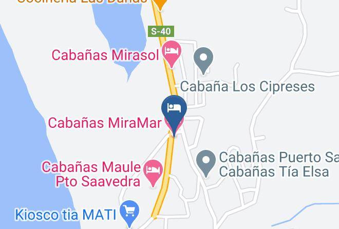 Cautin Province - Cabanas Miramar Maps