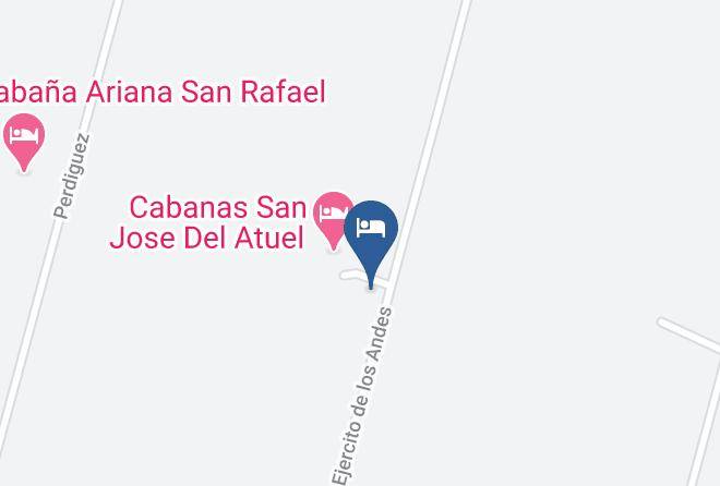 San Rafael - Cabanas Mis Cuatro Soles Maps