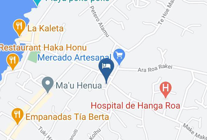 Easter Island - Cabanas Moenga Maps