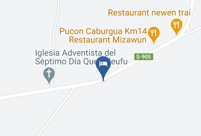 Cautin Province - Cabanas Monte Alto Maps