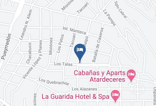 Punilla Department - Cabanas Morada Del Cerro Maps