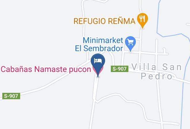Cautin Province - Cabanas Namaste Pucon Maps