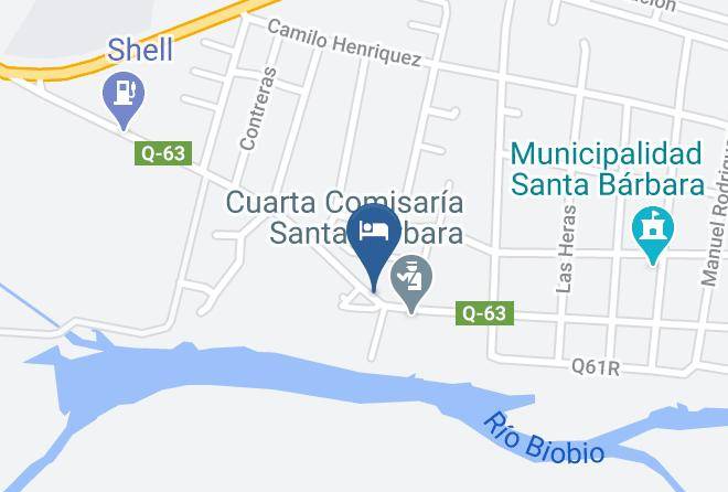 Santa Barbara - Cabanas Nelkewue Maps