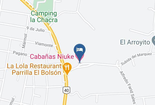 Bariloche - Cabanas Niuke Maps