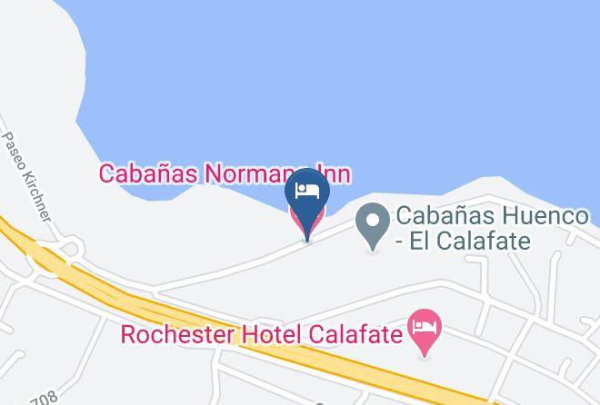 Lago Argentino - Cabanas Normana Inn Maps