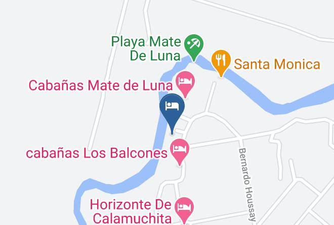 Calamuchita Department - Cabanas Nueve Lunas Santa Monica Calamuchita Maps