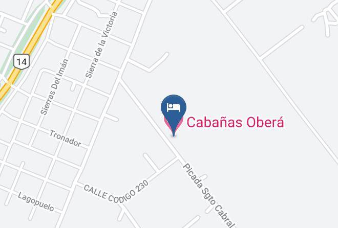 Obera - Cabanas Obera Maps