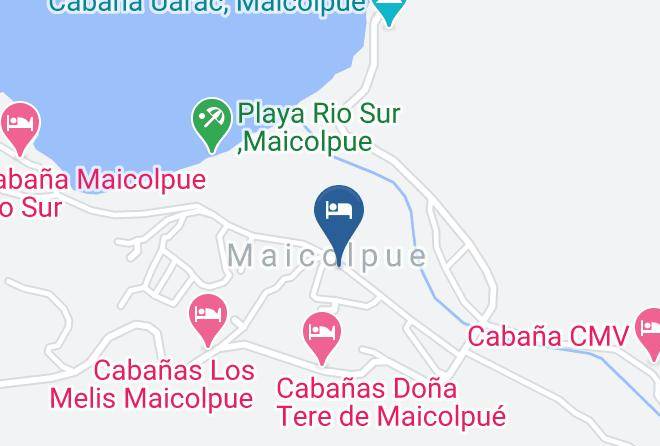 Osorno Province - Cabanas Omilen Antu Maps
