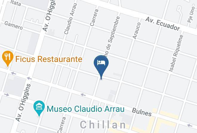Diguillin - Cabanas Pacha Pulay Maps