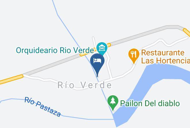 Banos De Agua Santa - Cabanas Pailon Del Diablo Maps