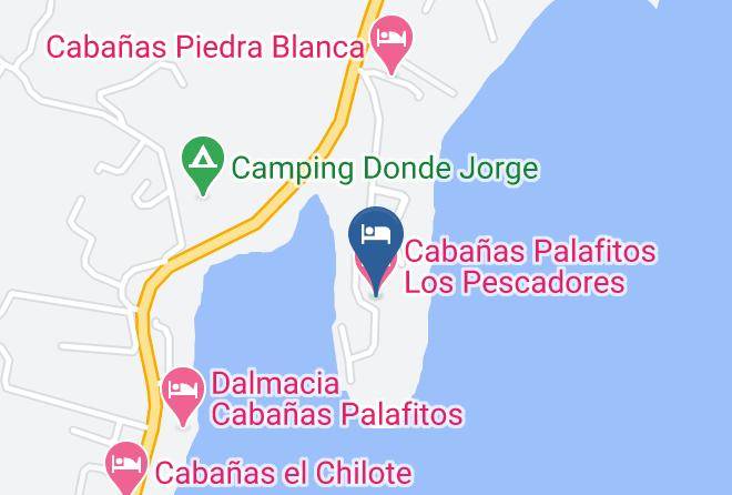 Chiloe Province - Cabanas Palafitos Los Pescadores Maps