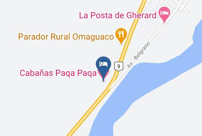 Tilcara - Cabanas Paqa Paqa Maps