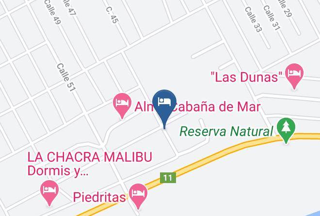 General Pueyrredon Partido - Cabanas Paraiso Alegre Frente Al Mar Maps