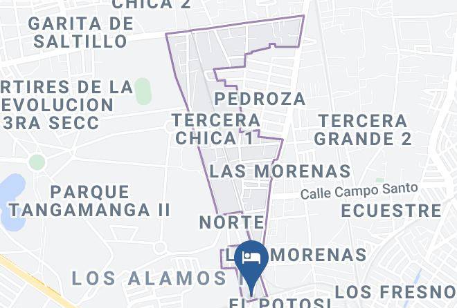 San Luis Potosi Los Alamos 1 - Cabanas Paraiso Aventura Maps