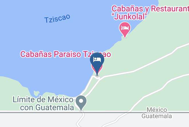 La Trinitaria - Cabanas Paraiso Tziscao Maps