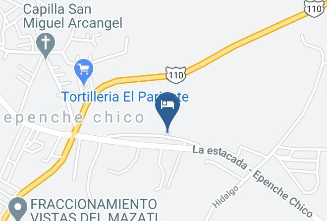 Mazamitla - Cabanas Paseo Del Llano Maps