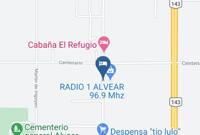 General Alvear - Cabanas Paseo Del Sur Maps