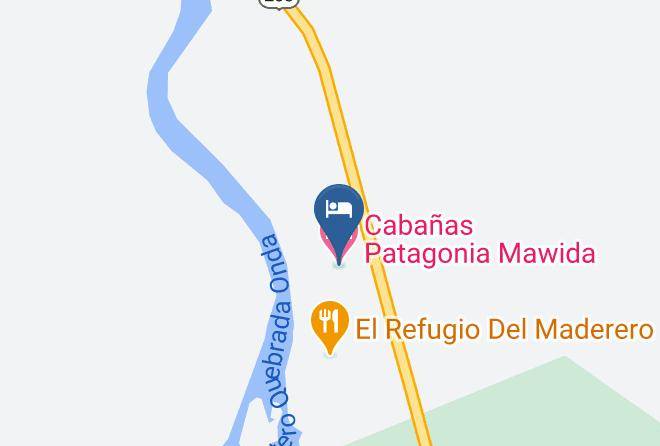 Valdivia Province - Cabanas Patagonia Mawida Maps