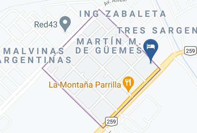 Futaleufu Department - Cabanas Patagonia Retro Maps