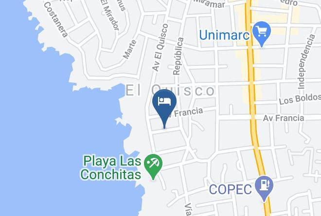 San Antonio Province - Cabanas Perla Mar Maps
