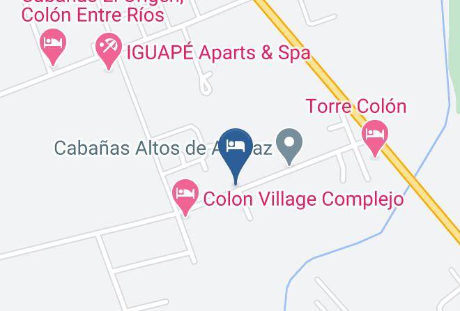 Colon - Cabanas Peumayen Colon Entre Rios Maps