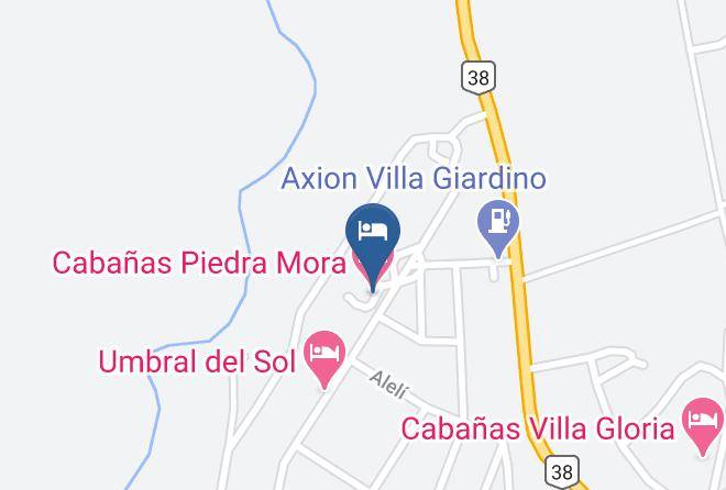 Punilla Department - Cabanas Piedra Mora Maps