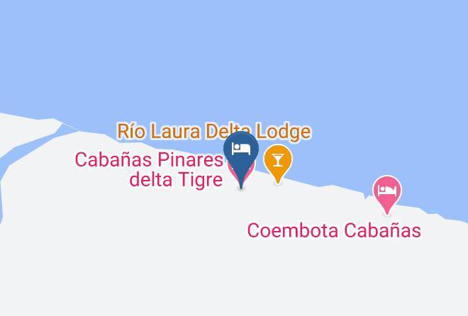 Islas Tigre - Cabanas Pinares Delta Tigre Maps