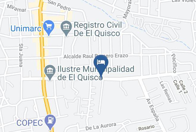 San Antonio Province - Cabanas Plaza Egana Maps