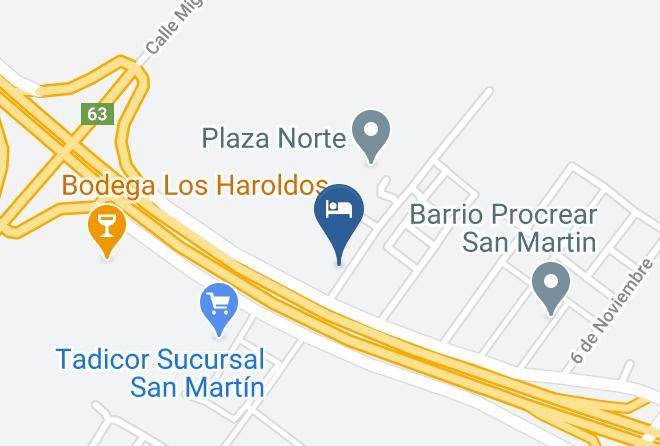 San Martin - Cabanas Plaza Norte Maps