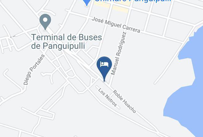 Valdivia Province - Cabanas Portal Roble Huacho Maps