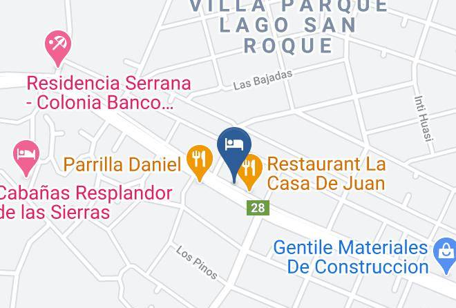 Punilla Department - Cabanas Portal Serrano Maps