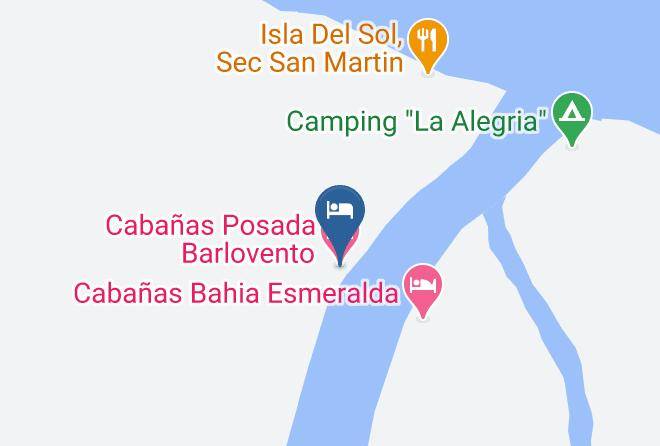 Islas Tigre - Cabanas Posada Barlovento Maps