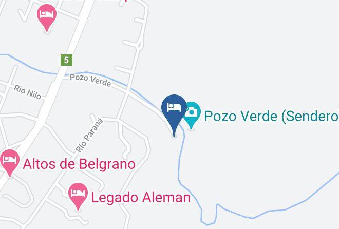 Calamuchita Department - Cabanas Pozo Verde Maps
