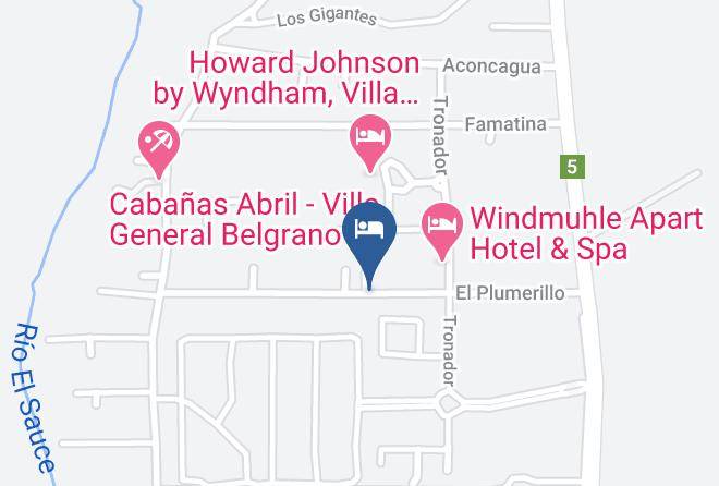Calamuchita Department - Cabanas Providencia Maps
