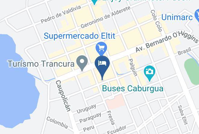 Cautin Province - Cabanas Pucon Central Maps