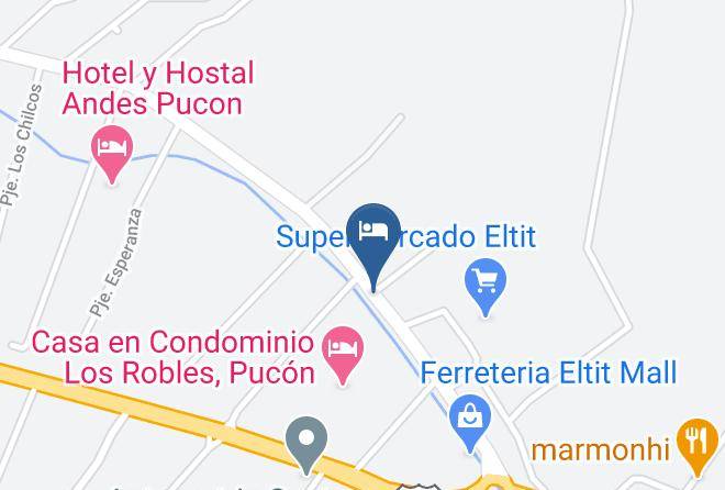 Cautin Province - Cabanas Pucon Lake Maps