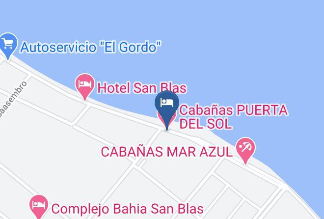 Patagones - Cabanas Puerta Del Sol Maps