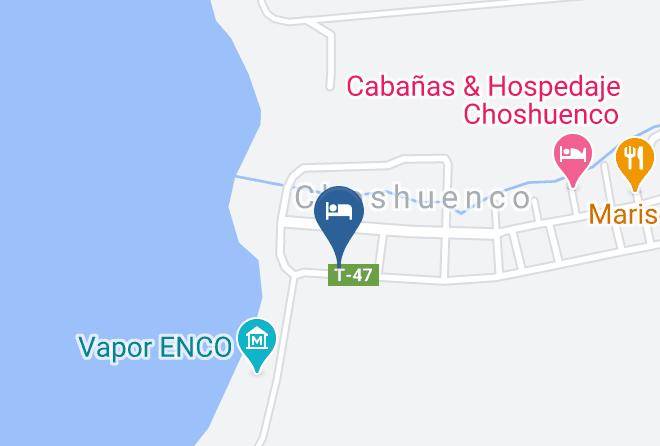 Valdivia Province - Cabanas Puerto Coiron Maps