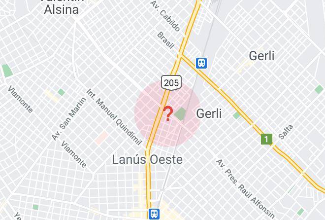 Lanus Oeste - Cabanas Puerto De Lilas Maps